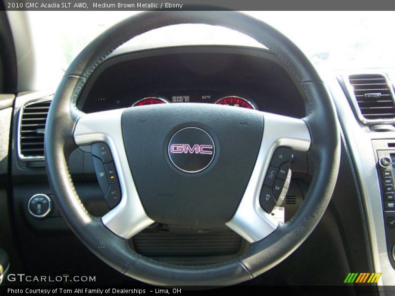 Medium Brown Metallic / Ebony 2010 GMC Acadia SLT AWD