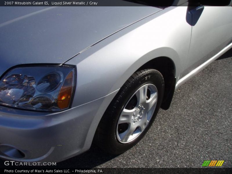 Liquid Silver Metallic / Gray 2007 Mitsubishi Galant ES