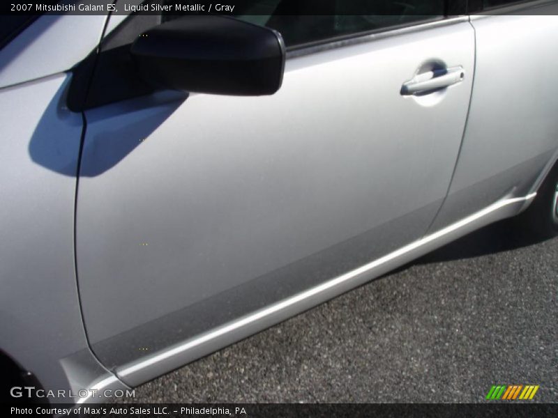 Liquid Silver Metallic / Gray 2007 Mitsubishi Galant ES