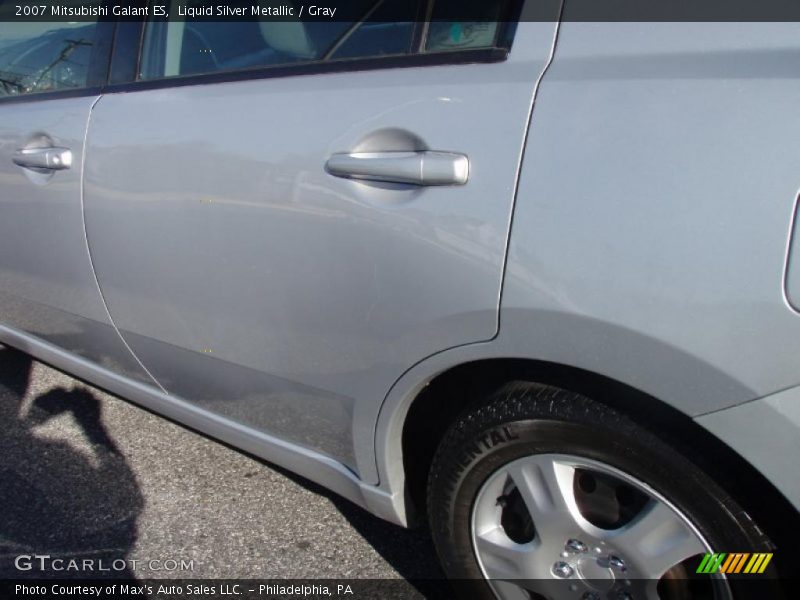 Liquid Silver Metallic / Gray 2007 Mitsubishi Galant ES