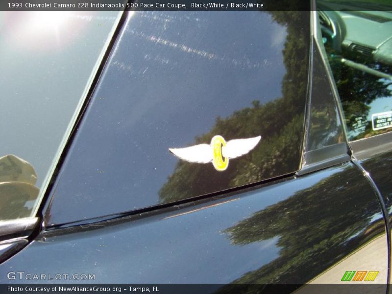 Black/White / Black/White 1993 Chevrolet Camaro Z28 Indianapolis 500 Pace Car Coupe