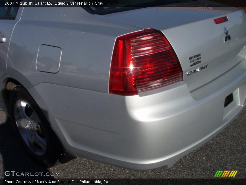 Liquid Silver Metallic / Gray 2007 Mitsubishi Galant ES