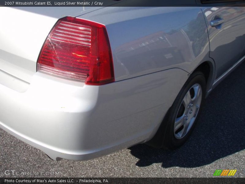 Liquid Silver Metallic / Gray 2007 Mitsubishi Galant ES