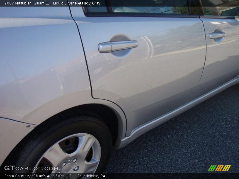 Liquid Silver Metallic / Gray 2007 Mitsubishi Galant ES