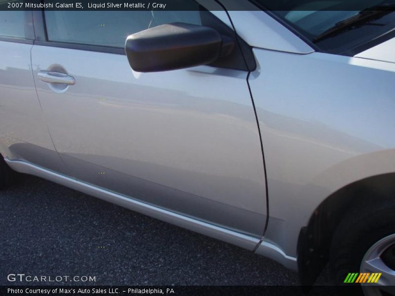 Liquid Silver Metallic / Gray 2007 Mitsubishi Galant ES