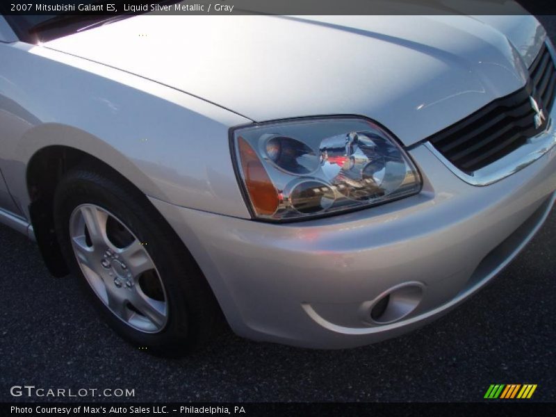 Liquid Silver Metallic / Gray 2007 Mitsubishi Galant ES