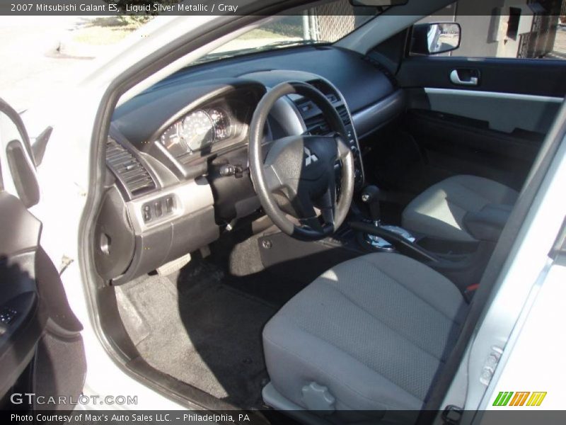 Liquid Silver Metallic / Gray 2007 Mitsubishi Galant ES