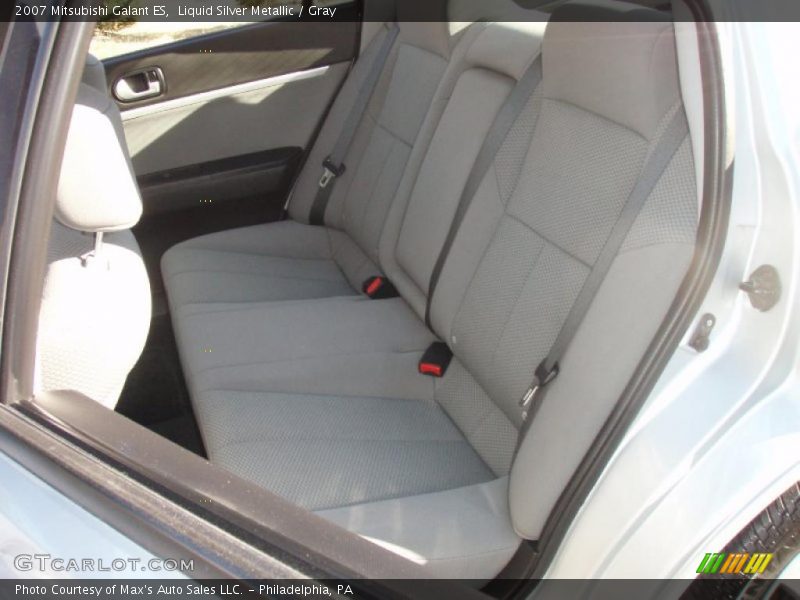 Liquid Silver Metallic / Gray 2007 Mitsubishi Galant ES
