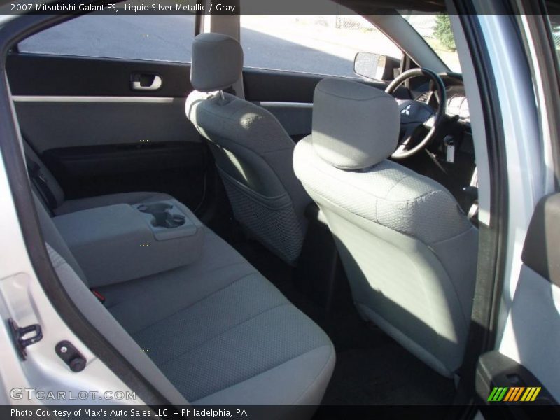 Liquid Silver Metallic / Gray 2007 Mitsubishi Galant ES