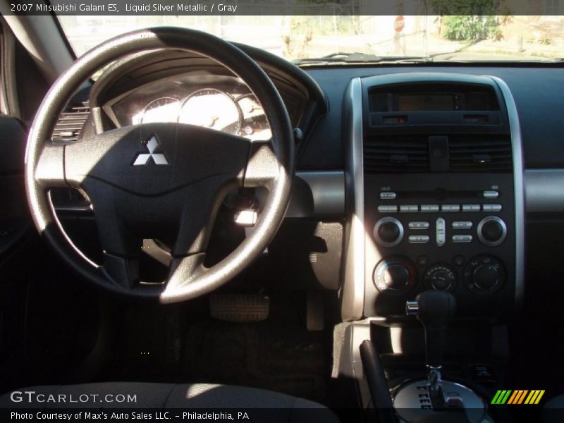 Liquid Silver Metallic / Gray 2007 Mitsubishi Galant ES