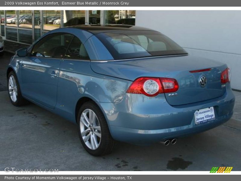 Eismeer Blue Metallic / Moonrock Grey 2009 Volkswagen Eos Komfort