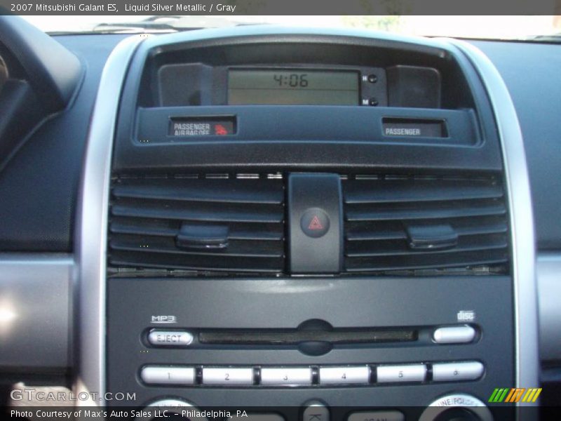 Liquid Silver Metallic / Gray 2007 Mitsubishi Galant ES