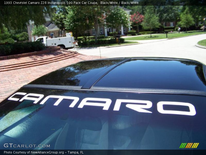 Black/White / Black/White 1993 Chevrolet Camaro Z28 Indianapolis 500 Pace Car Coupe