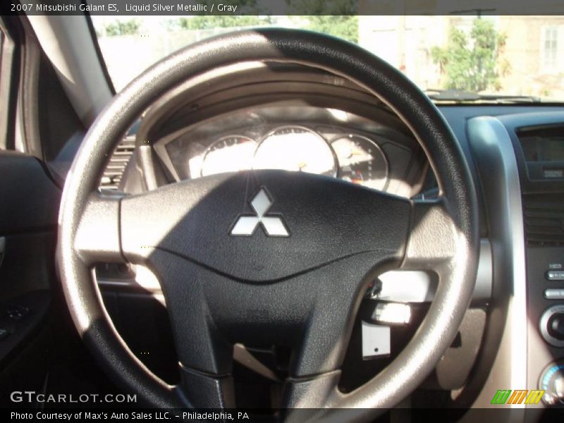 Liquid Silver Metallic / Gray 2007 Mitsubishi Galant ES