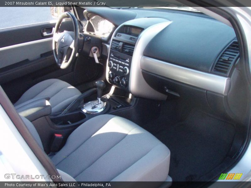 Liquid Silver Metallic / Gray 2007 Mitsubishi Galant ES