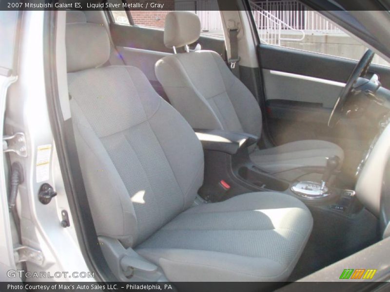 Liquid Silver Metallic / Gray 2007 Mitsubishi Galant ES