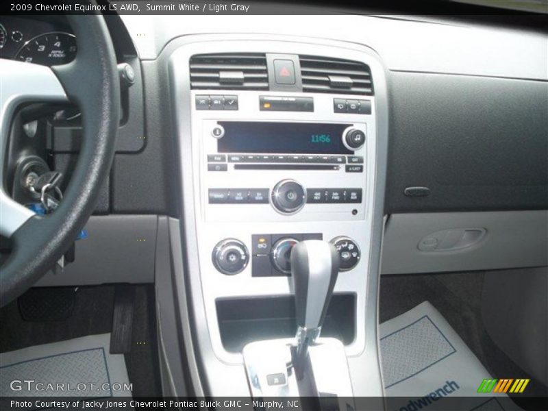 Summit White / Light Gray 2009 Chevrolet Equinox LS AWD