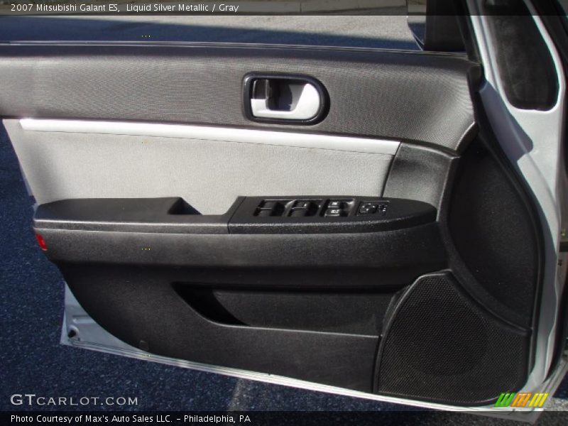 Liquid Silver Metallic / Gray 2007 Mitsubishi Galant ES
