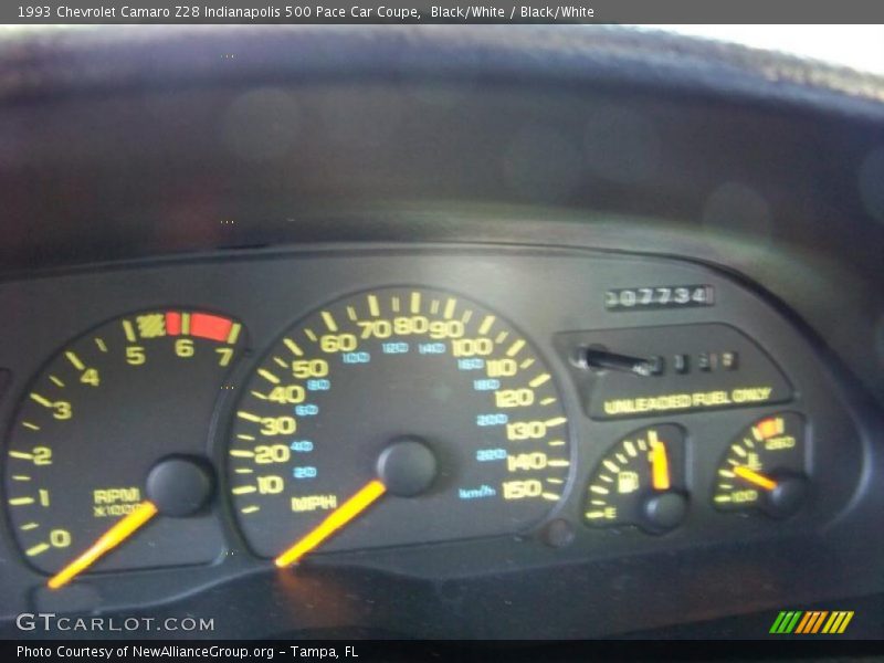 Black/White / Black/White 1993 Chevrolet Camaro Z28 Indianapolis 500 Pace Car Coupe