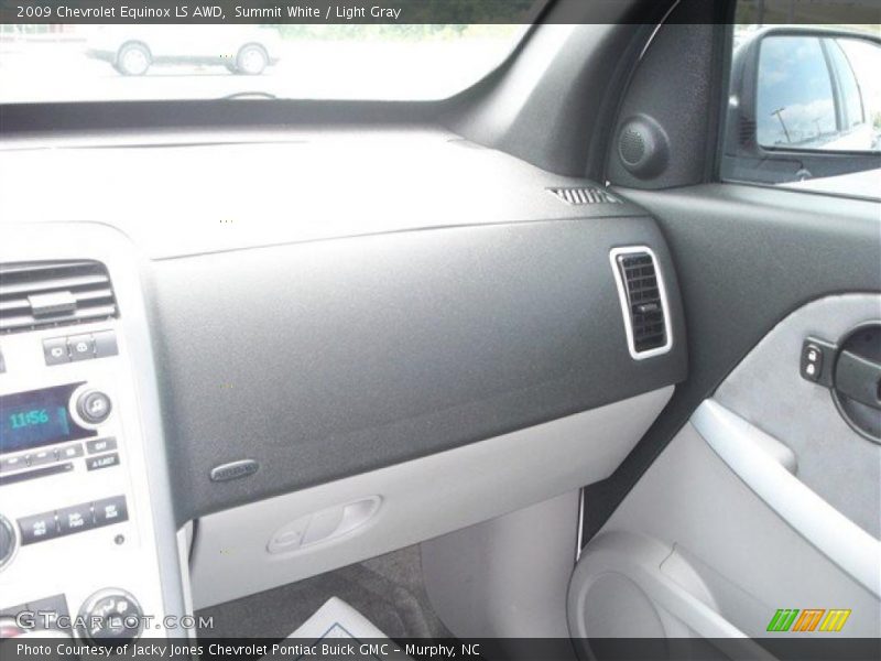 Summit White / Light Gray 2009 Chevrolet Equinox LS AWD