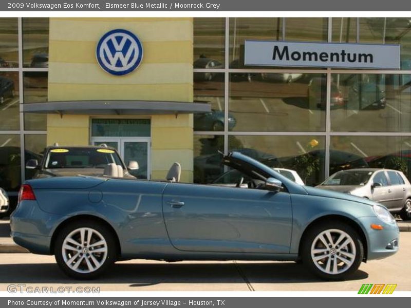 Eismeer Blue Metallic / Moonrock Grey 2009 Volkswagen Eos Komfort