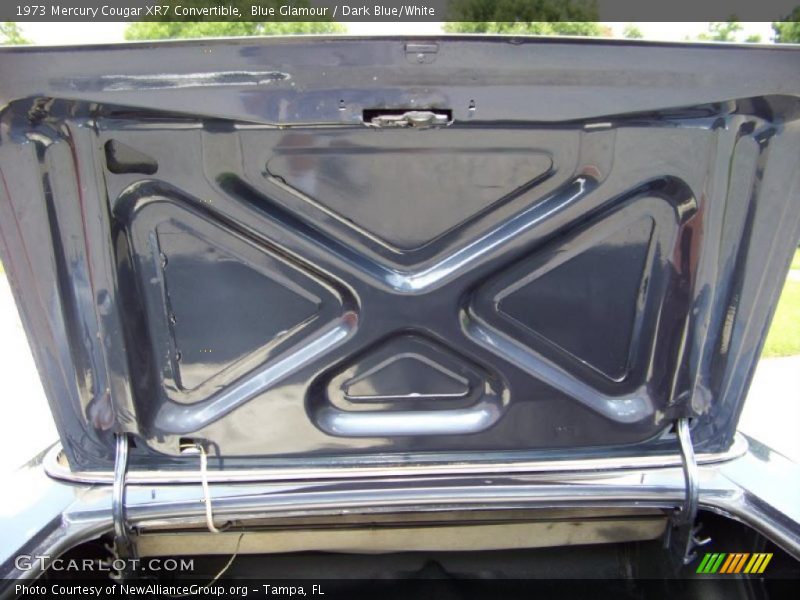 Blue Glamour / Dark Blue/White 1973 Mercury Cougar XR7 Convertible