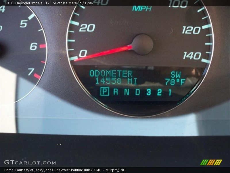 Silver Ice Metallic / Gray 2010 Chevrolet Impala LTZ