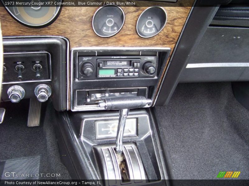 Blue Glamour / Dark Blue/White 1973 Mercury Cougar XR7 Convertible