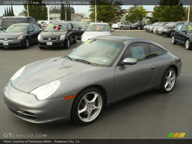 Seal Grey Metallic / Graphite Grey 2002 Porsche 911 Targa