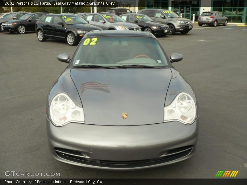 Seal Grey Metallic / Graphite Grey 2002 Porsche 911 Targa
