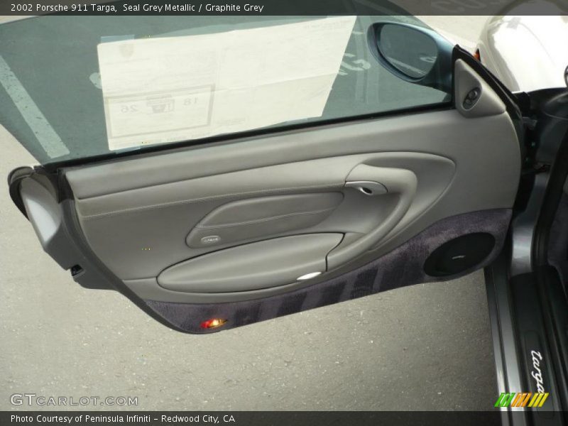 Seal Grey Metallic / Graphite Grey 2002 Porsche 911 Targa