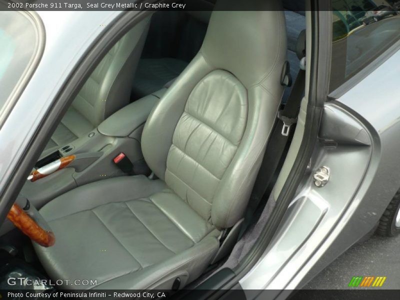 Seal Grey Metallic / Graphite Grey 2002 Porsche 911 Targa