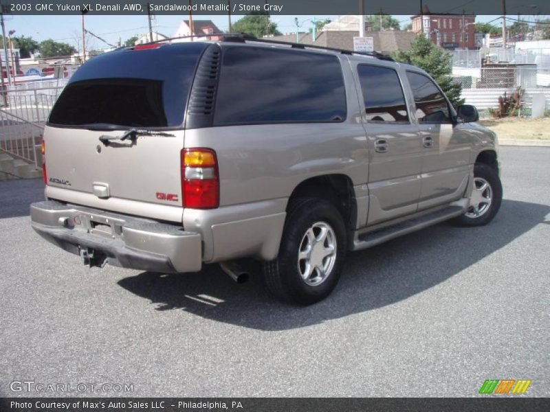 Sandalwood Metallic / Stone Gray 2003 GMC Yukon XL Denali AWD