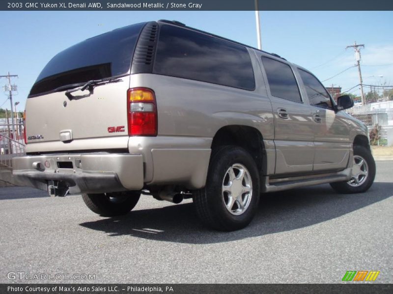 Sandalwood Metallic / Stone Gray 2003 GMC Yukon XL Denali AWD