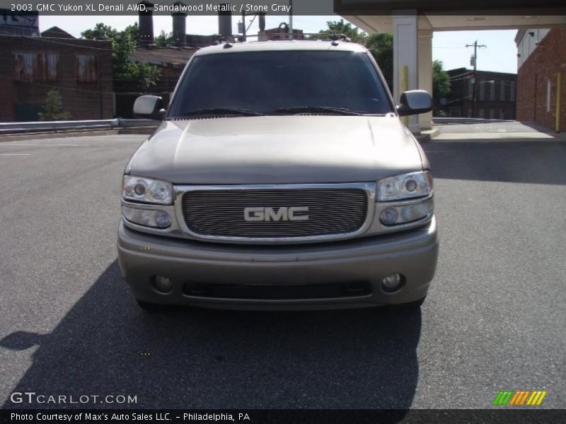 Sandalwood Metallic / Stone Gray 2003 GMC Yukon XL Denali AWD