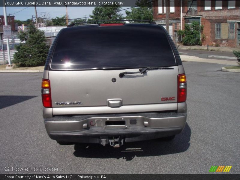 Sandalwood Metallic / Stone Gray 2003 GMC Yukon XL Denali AWD