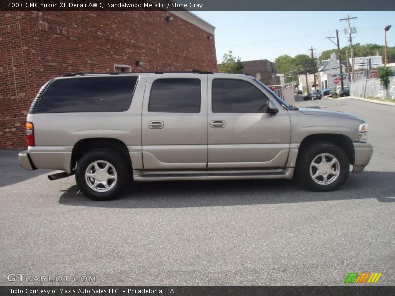 Sandalwood Metallic / Stone Gray 2003 GMC Yukon XL Denali AWD