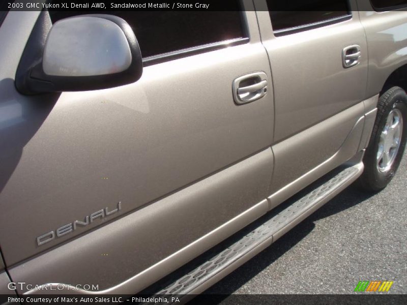 Sandalwood Metallic / Stone Gray 2003 GMC Yukon XL Denali AWD