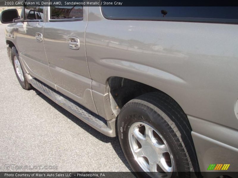 Sandalwood Metallic / Stone Gray 2003 GMC Yukon XL Denali AWD