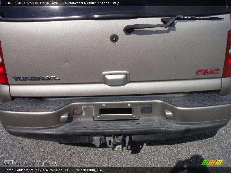 Sandalwood Metallic / Stone Gray 2003 GMC Yukon XL Denali AWD