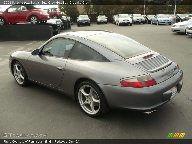 Seal Grey Metallic / Graphite Grey 2002 Porsche 911 Targa