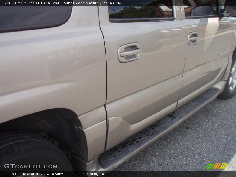 Sandalwood Metallic / Stone Gray 2003 GMC Yukon XL Denali AWD