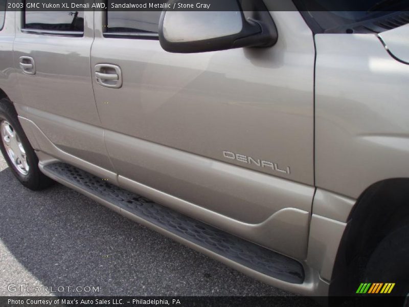 Sandalwood Metallic / Stone Gray 2003 GMC Yukon XL Denali AWD