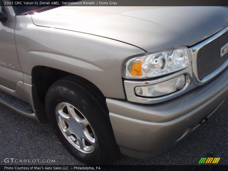 Sandalwood Metallic / Stone Gray 2003 GMC Yukon XL Denali AWD