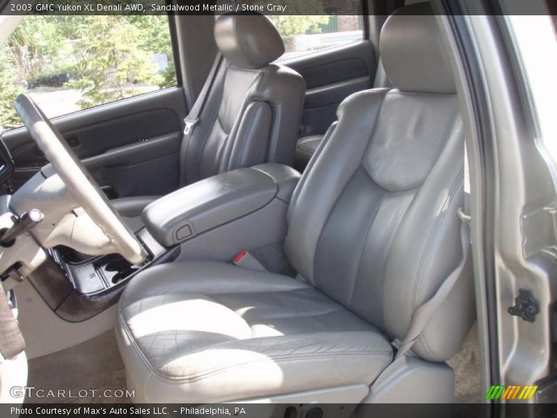 Sandalwood Metallic / Stone Gray 2003 GMC Yukon XL Denali AWD