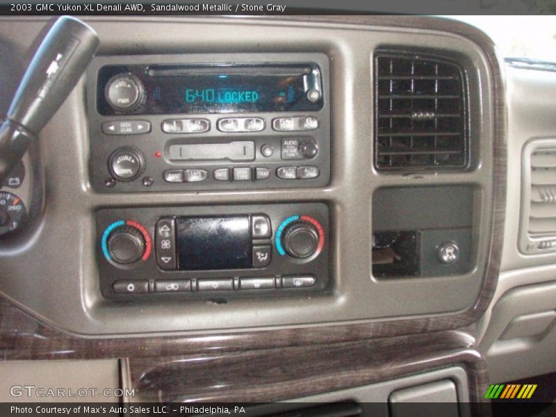 Sandalwood Metallic / Stone Gray 2003 GMC Yukon XL Denali AWD