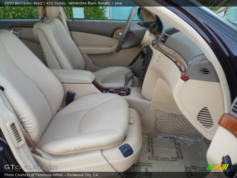 Almandine Black Metallic / Java 2000 Mercedes-Benz S 430 Sedan
