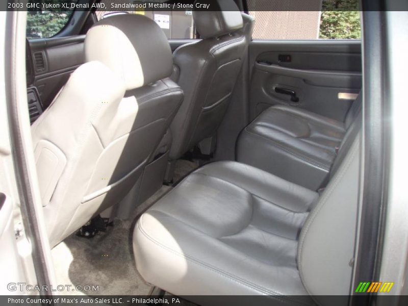 Sandalwood Metallic / Stone Gray 2003 GMC Yukon XL Denali AWD