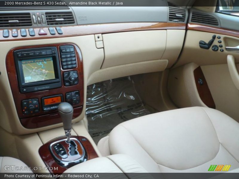 Almandine Black Metallic / Java 2000 Mercedes-Benz S 430 Sedan