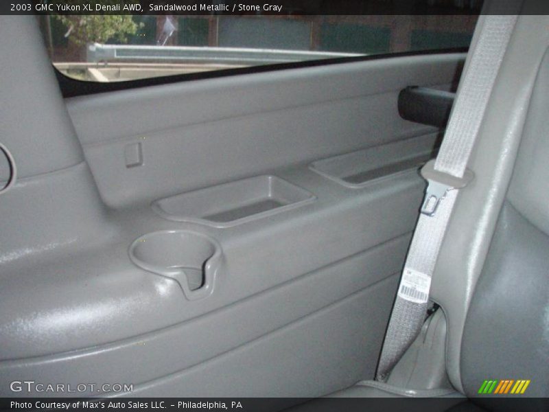 Sandalwood Metallic / Stone Gray 2003 GMC Yukon XL Denali AWD
